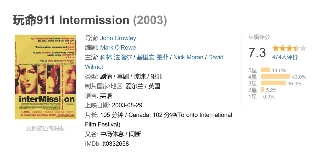 玩命911 Intermission (2003)