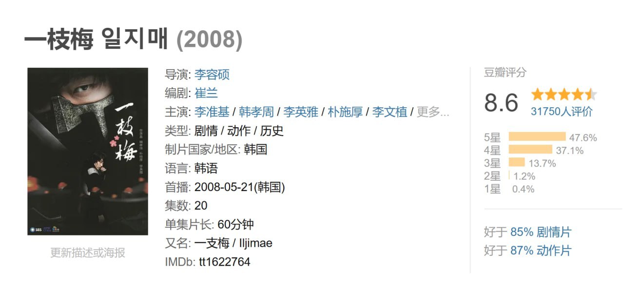 一枝梅 일지매 (2008)