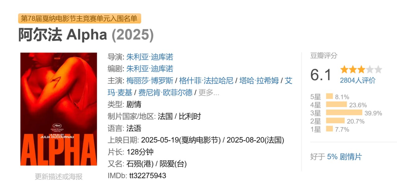 阿尔法 Alpha (2025)