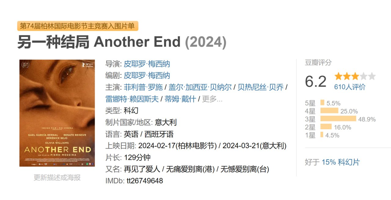 另一种结局 Another End (2024)