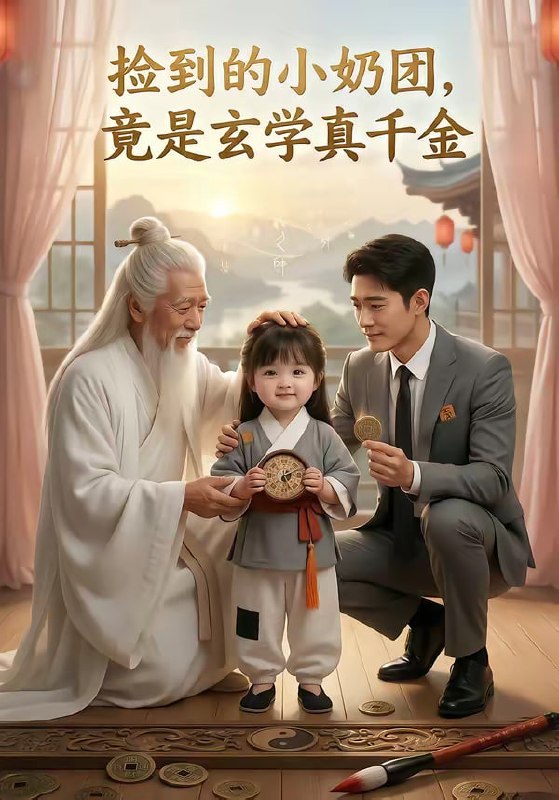 捡到的小奶团，竟是玄学真千金！（78集）AI短剧|短剧