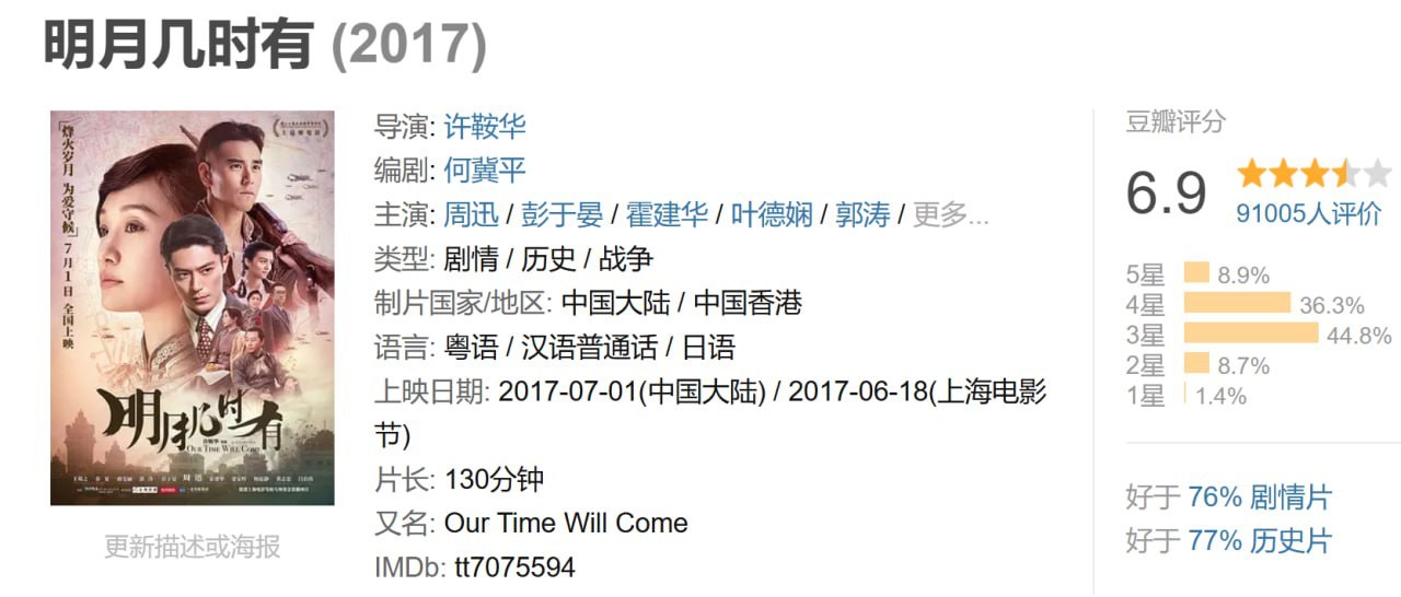 明月几时有 (2017)