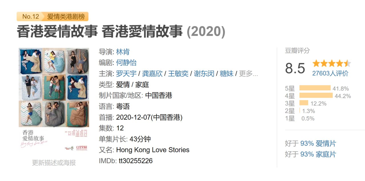 香港爱情故事 香港愛情故事 (2020)