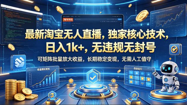 0粉丝开干，快手无人直播，单日变现1