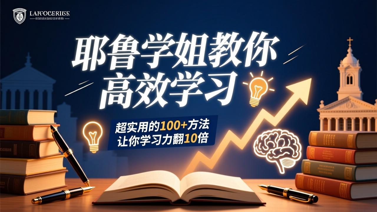 耶鲁学姐教你高效学习：超实用的100+方法让你学习力翻10倍