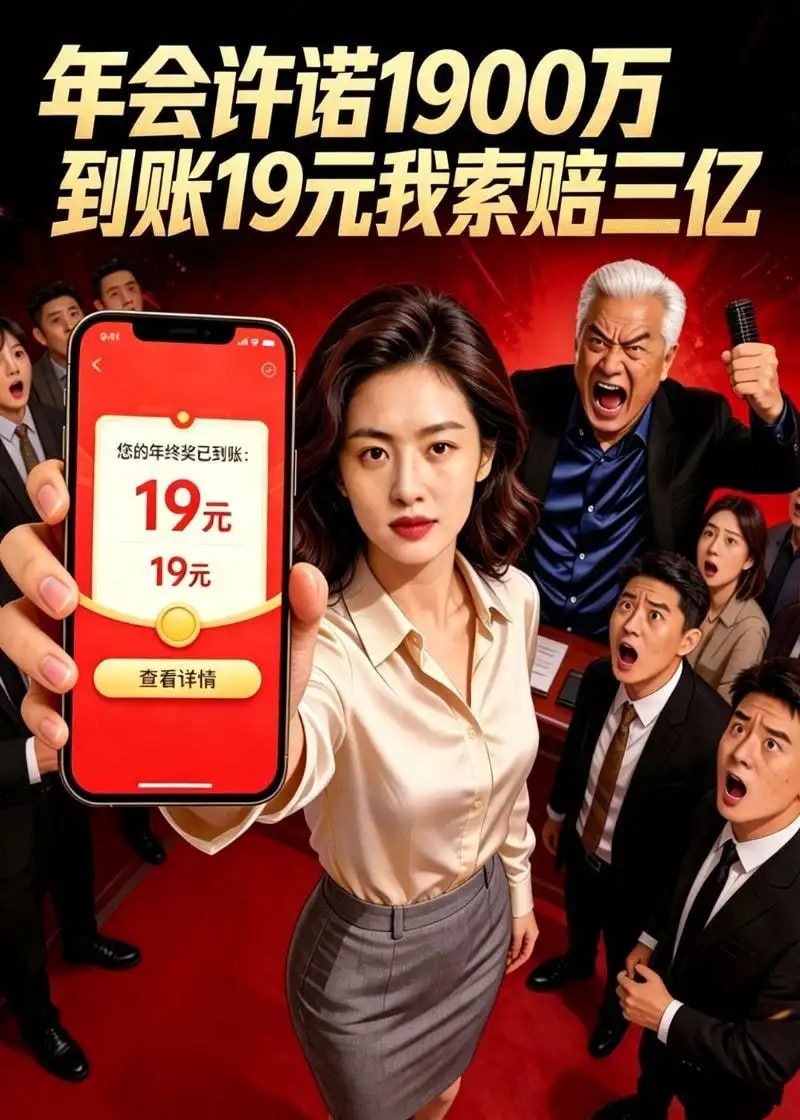 年会许诺1900万，到账19元我索赔三亿（75 集）Ai短剧