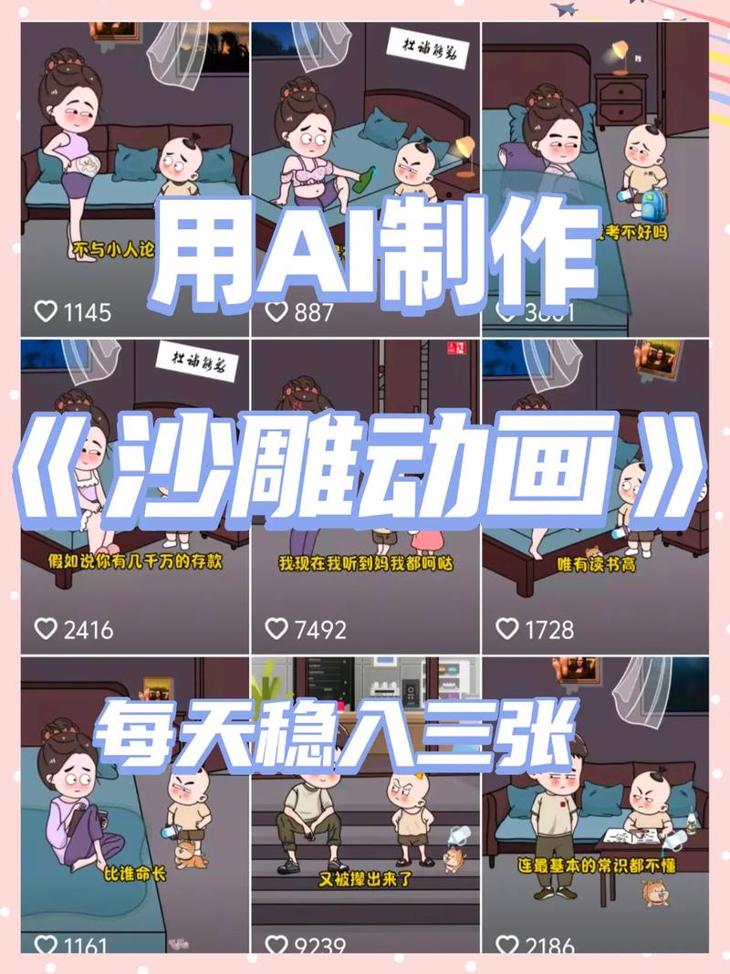 2025最新AI生成沙雕动画，可以全
