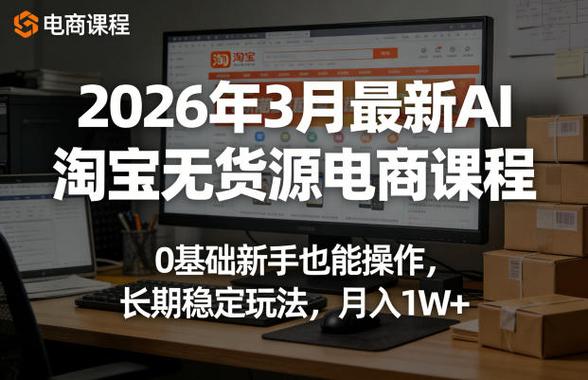 2026年3月最新AI淘宝无货源电商