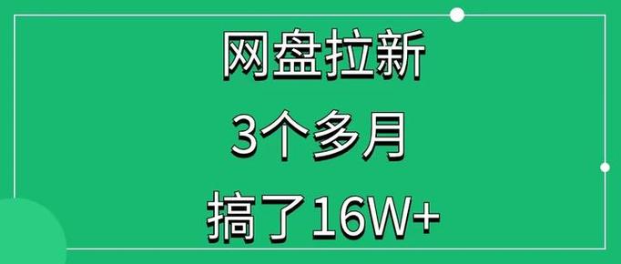 网盘拉新圈友，3个多月搞了16万+*