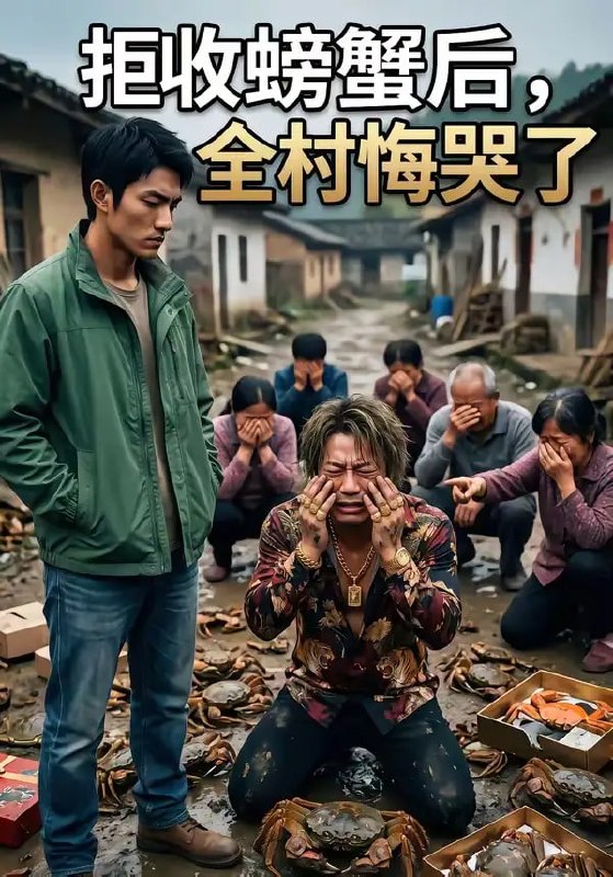 拒收螃蟹后，全村悔哭了（41 集）Ai短剧