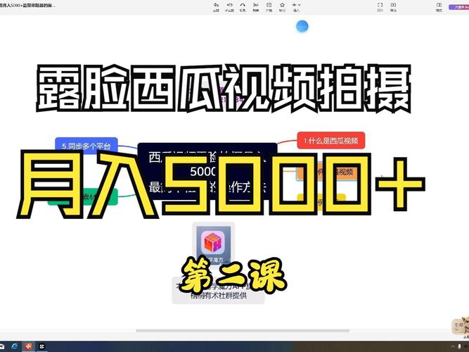 西瓜视频露脸拍摄月入5000最简单粗