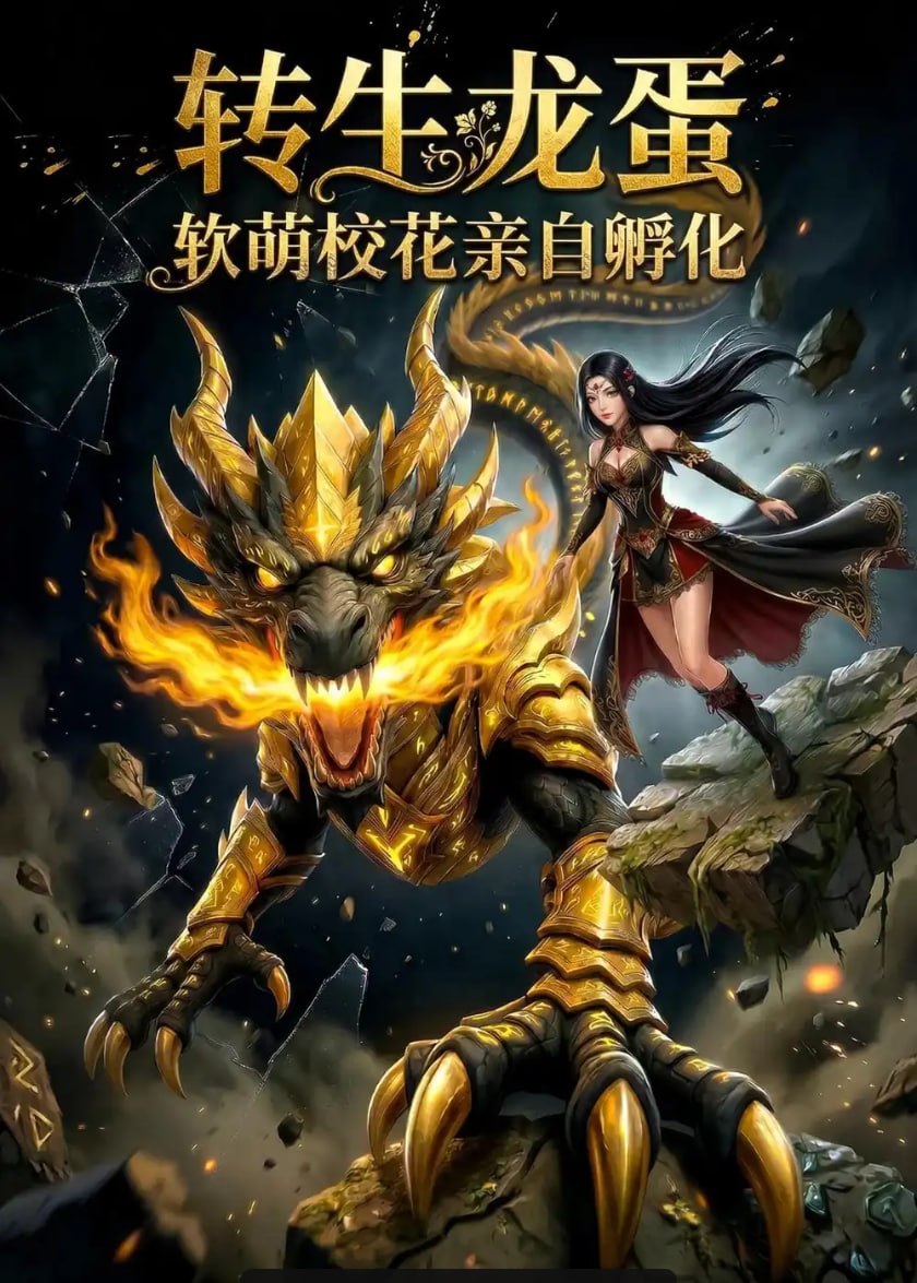 转生龙蛋，软萌校花亲自孵化（60 集）Ai短剧