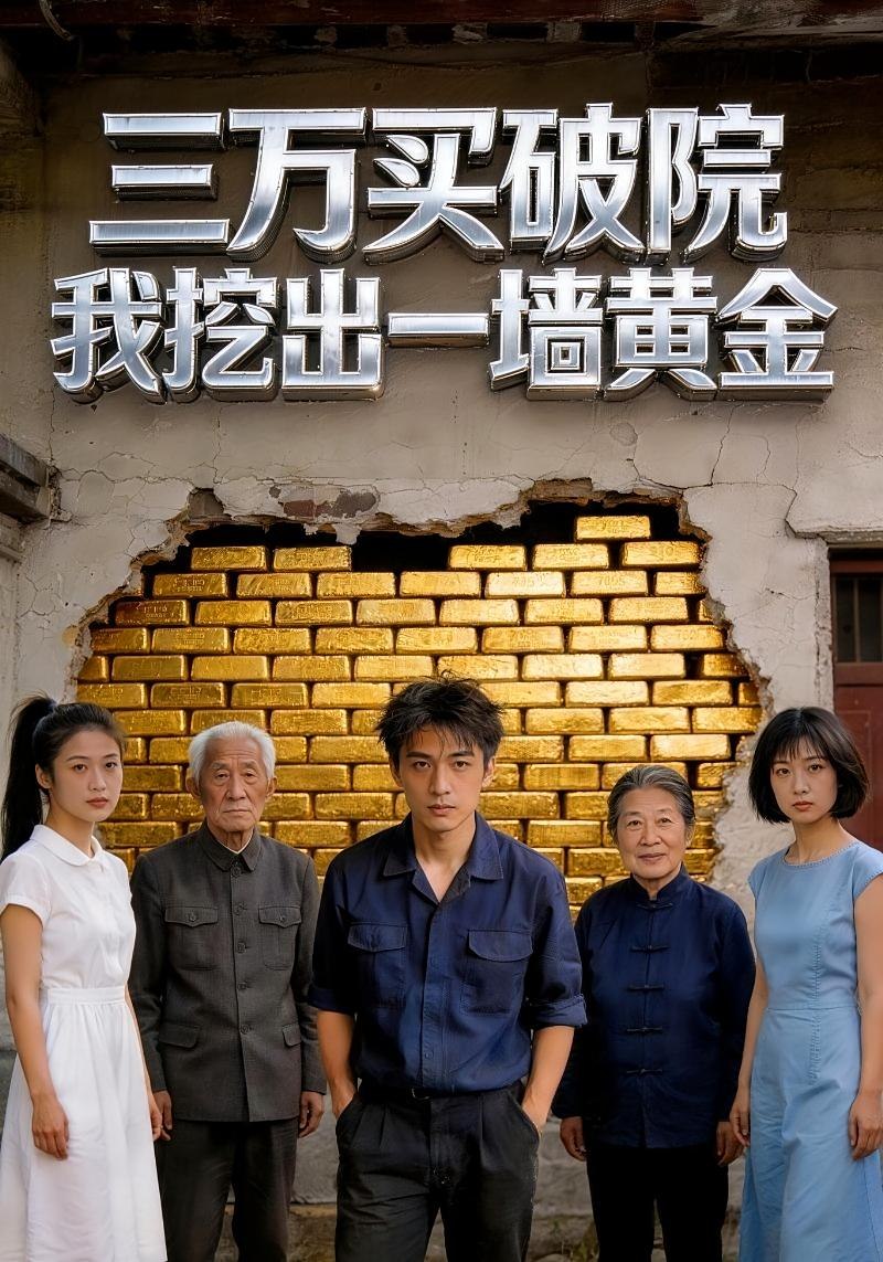 三万买破院我挖出一墙黄金 (76集) Ai短剧 | 短剧