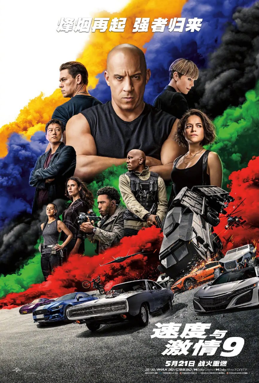 速度与激情9 F9：The Fast Saga (2021)