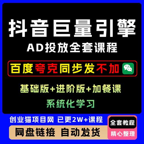付费投放课：抖音巨量AD投放实操