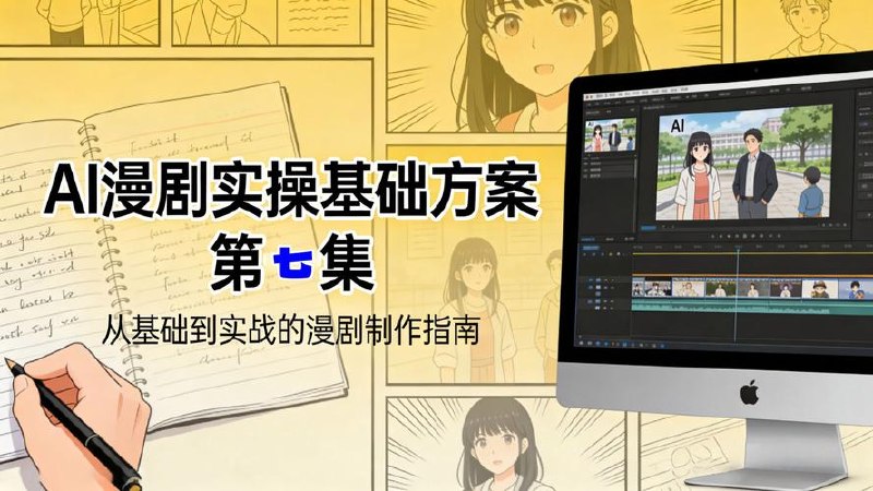 星辰研究所AI 漫剧全流程实操，零基