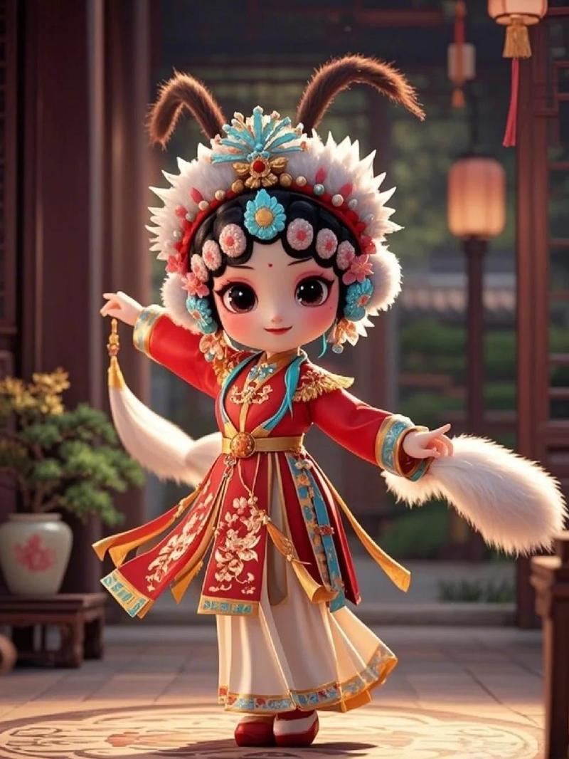 AI复活国潮京剧花旦，一颦一笑美到窒