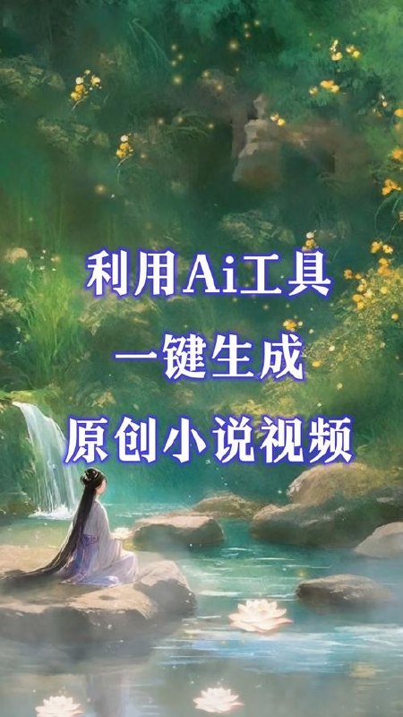 AI一键原创情感小说连续剧，多平台批