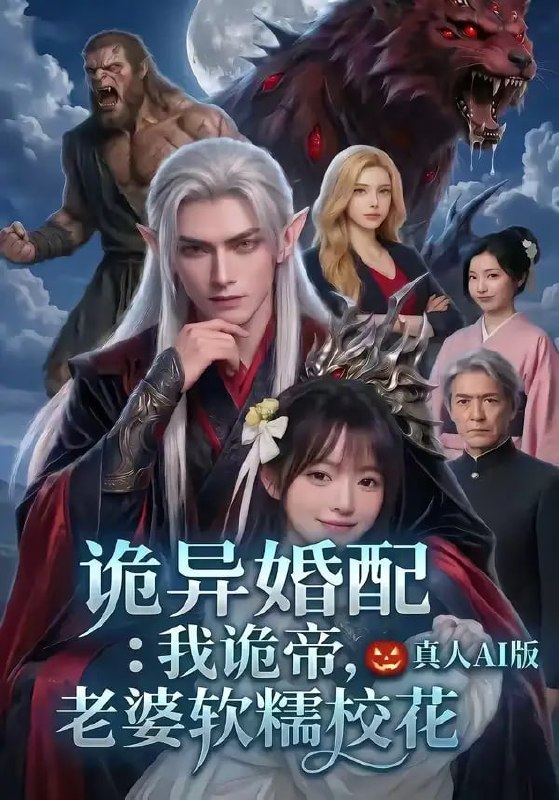 诡异婚配：我诡帝，老婆软糯校花真人ai版（60 集）