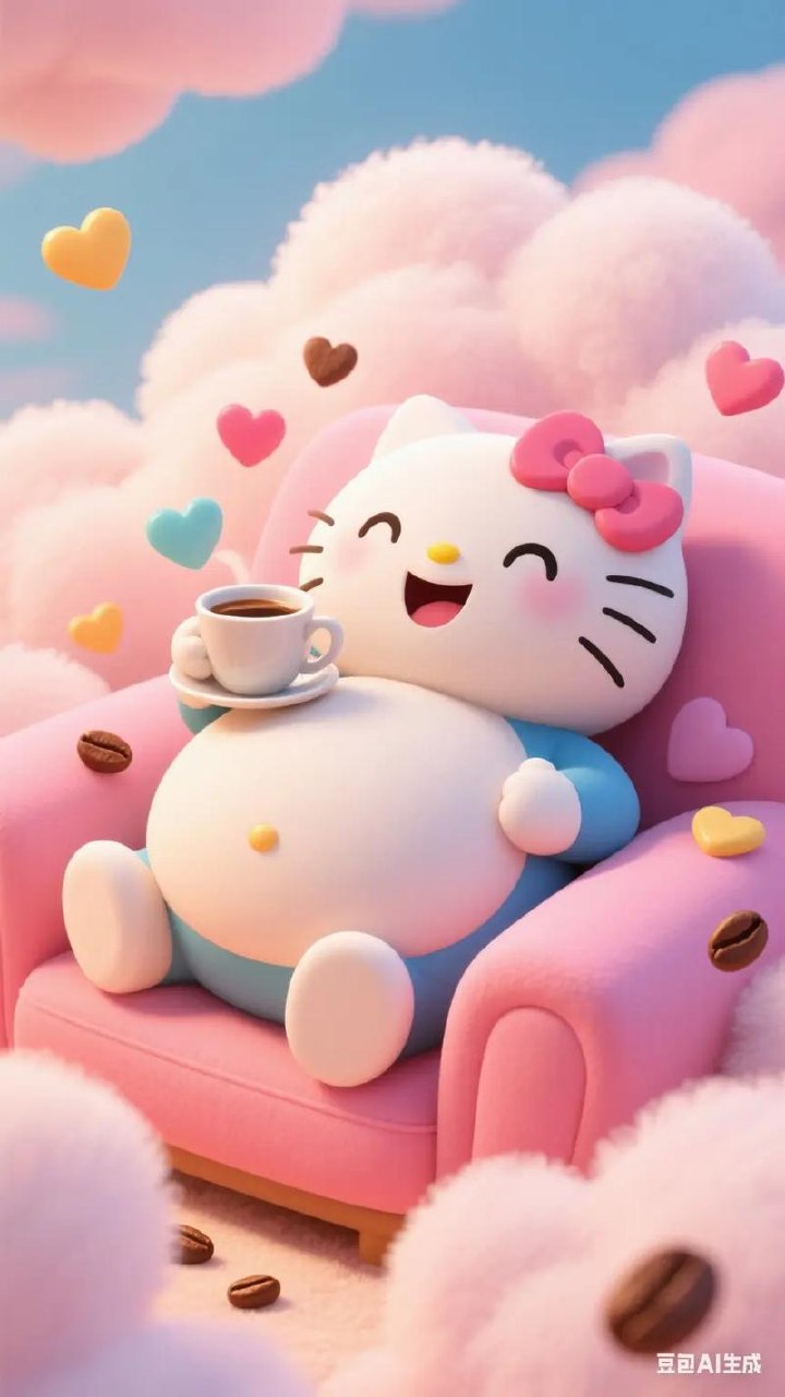 用即梦AI生成Hello Kitty