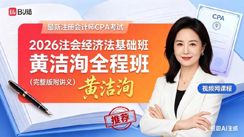 注会D奥经济法基础班-黄洁洵01-8