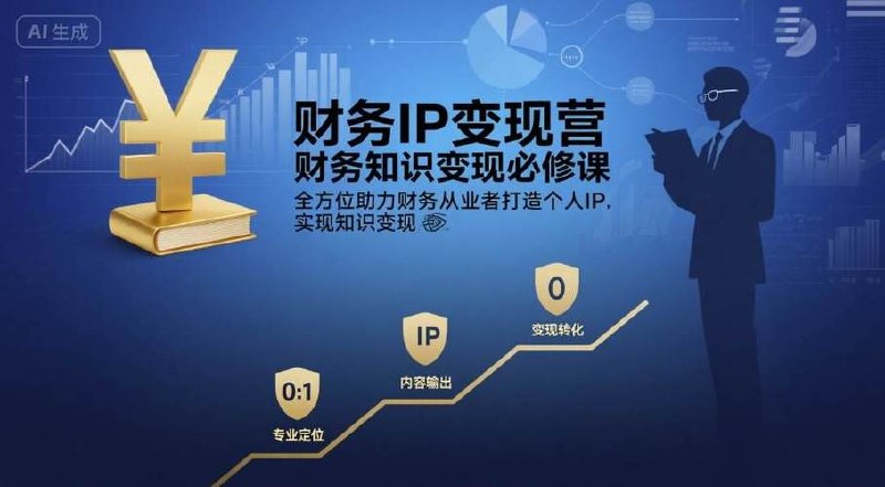 财务IP变现营，财务知识变现必修课*