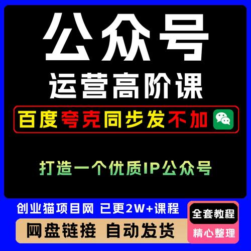公众号运营高阶课，打造一个优质IP公