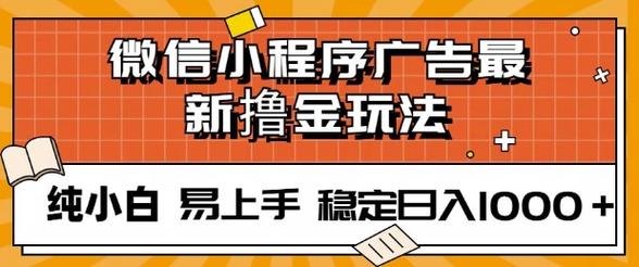 微信小程序挂JI项目，日均收入几张