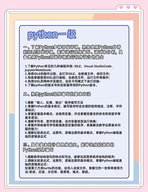 python考级竞赛资料