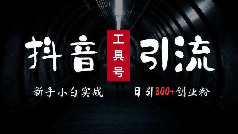 创业粉引流抖音工具号玩法，引爆流量日