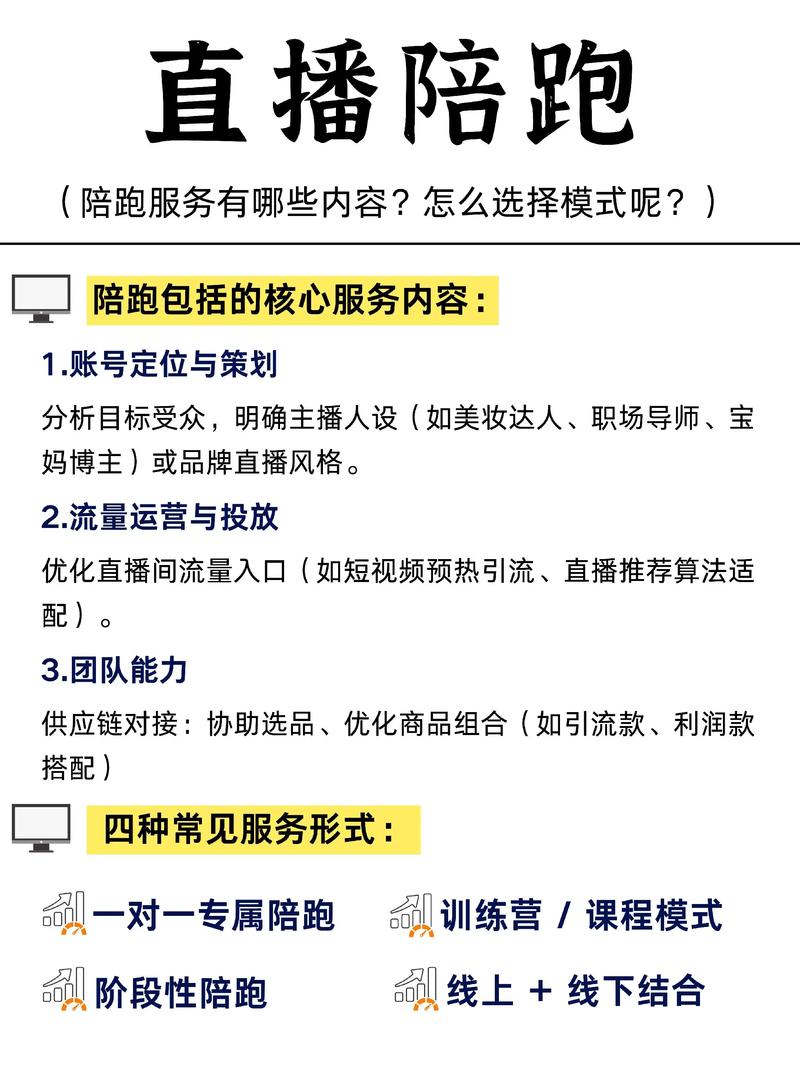 《无人直播线上陪跑》