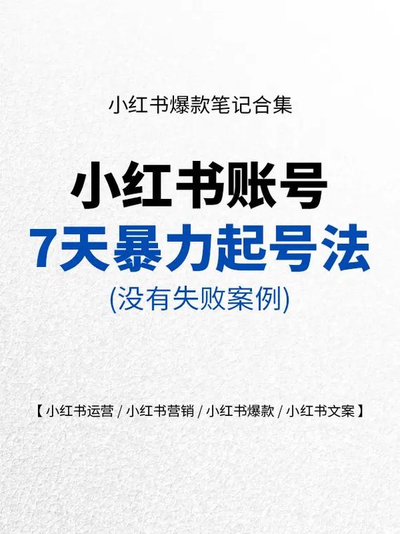 小红书暴力起号特训营