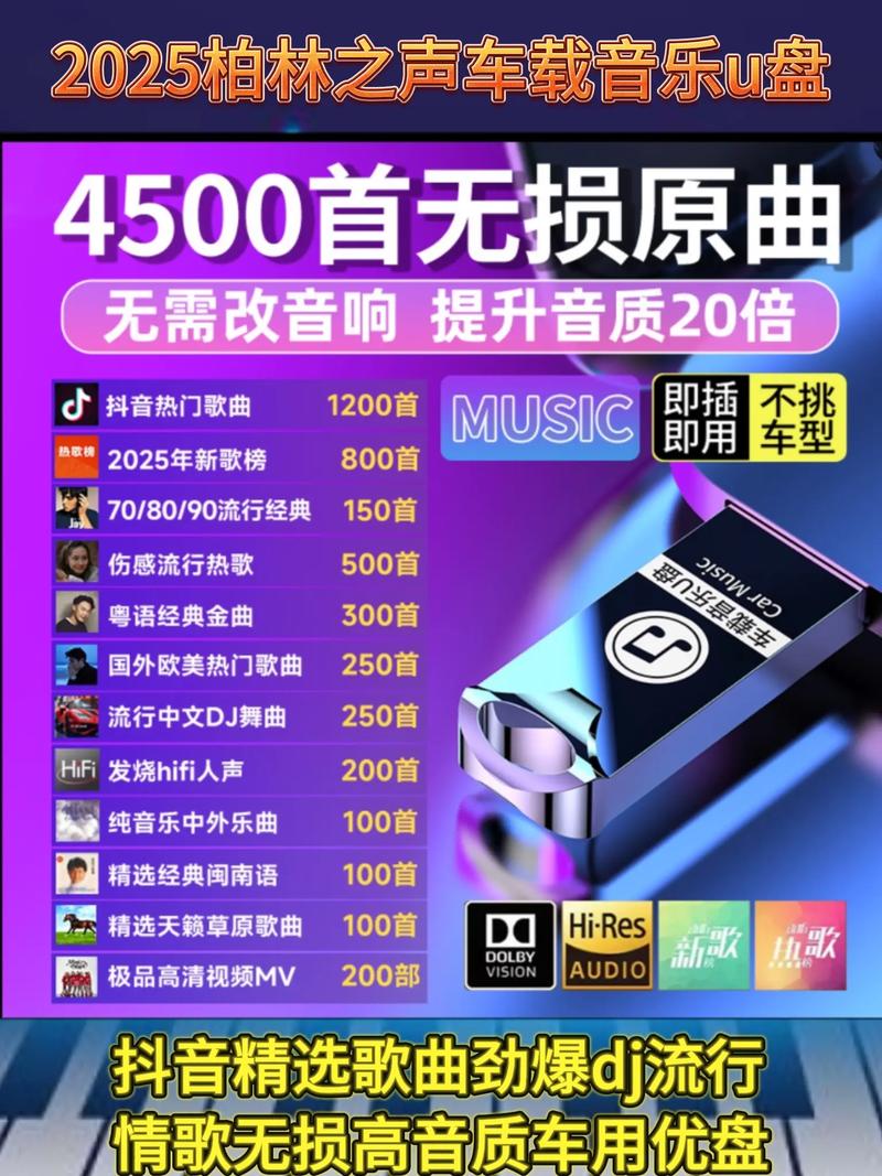 “柏林之声”车载U盘，无损高音质Mp