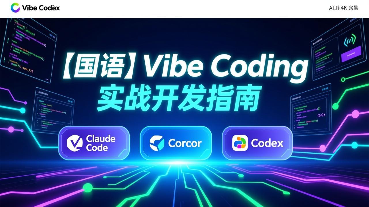 【国语】Vibe Coding 实战开发指南_ 用Claude Code, Cursor和Codex极速打造全栈应用