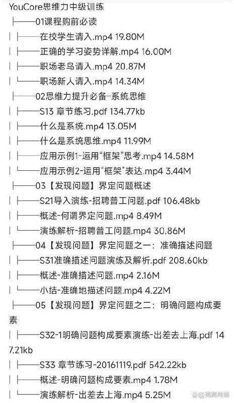 YouCore中级训练营-系统思维训